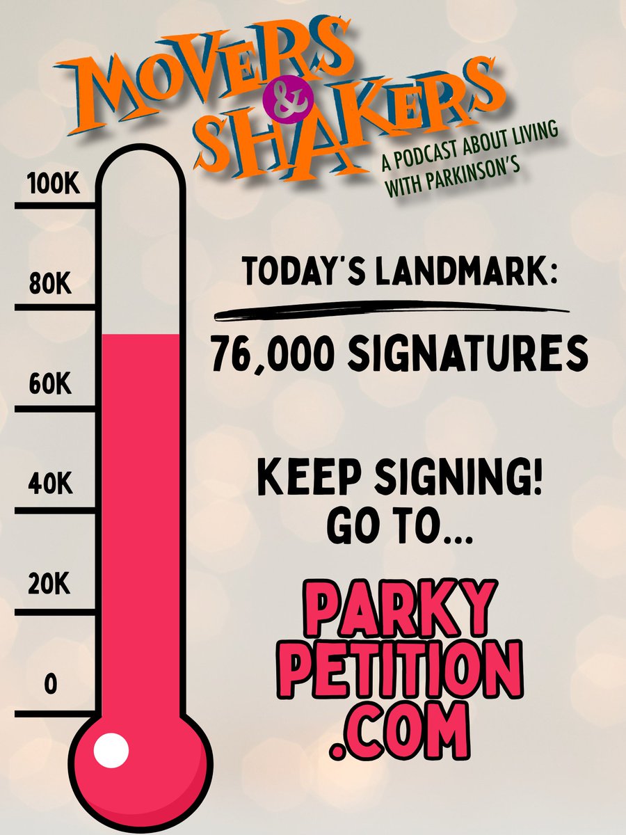 🤯 The progress on the Parky Charter petition this week has been truly mind-blowing!

🏃‍♀️ The finish line is now in sight: just 24,000 signatures are needed!

🎯 Help us find those remaining signatories by sending everyone you know to ParkyPetition.com