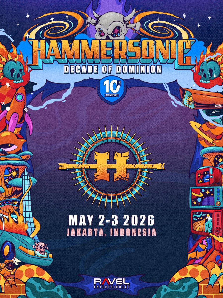 2–3 May 2026 | 10th Edition of Hammersonic Festival: DECADE OF DOMINION!
