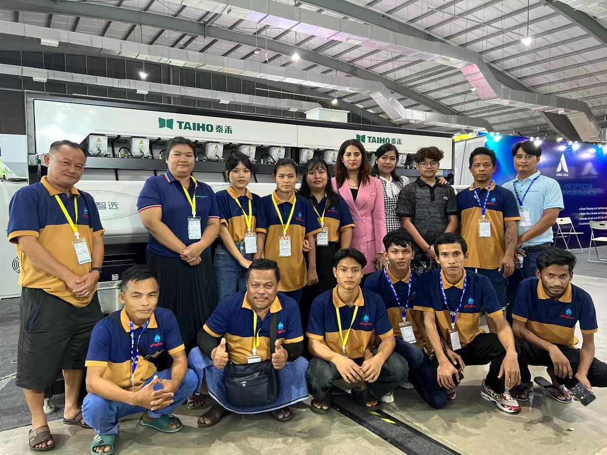 Taiho603656's tweet image. MYANMAR POWER & MACHINERY EXPO 2025๐พ
AGRI TECH MYANMAR
TAIHO Color Sorter: Driving Myanmar's Agricultural Modernization & Sustainable Development with Advanced Sorting Technology.
#TAIHO #ColorSorter #SortingMachine #AgricultureSolutions #MyanmarAgriculture