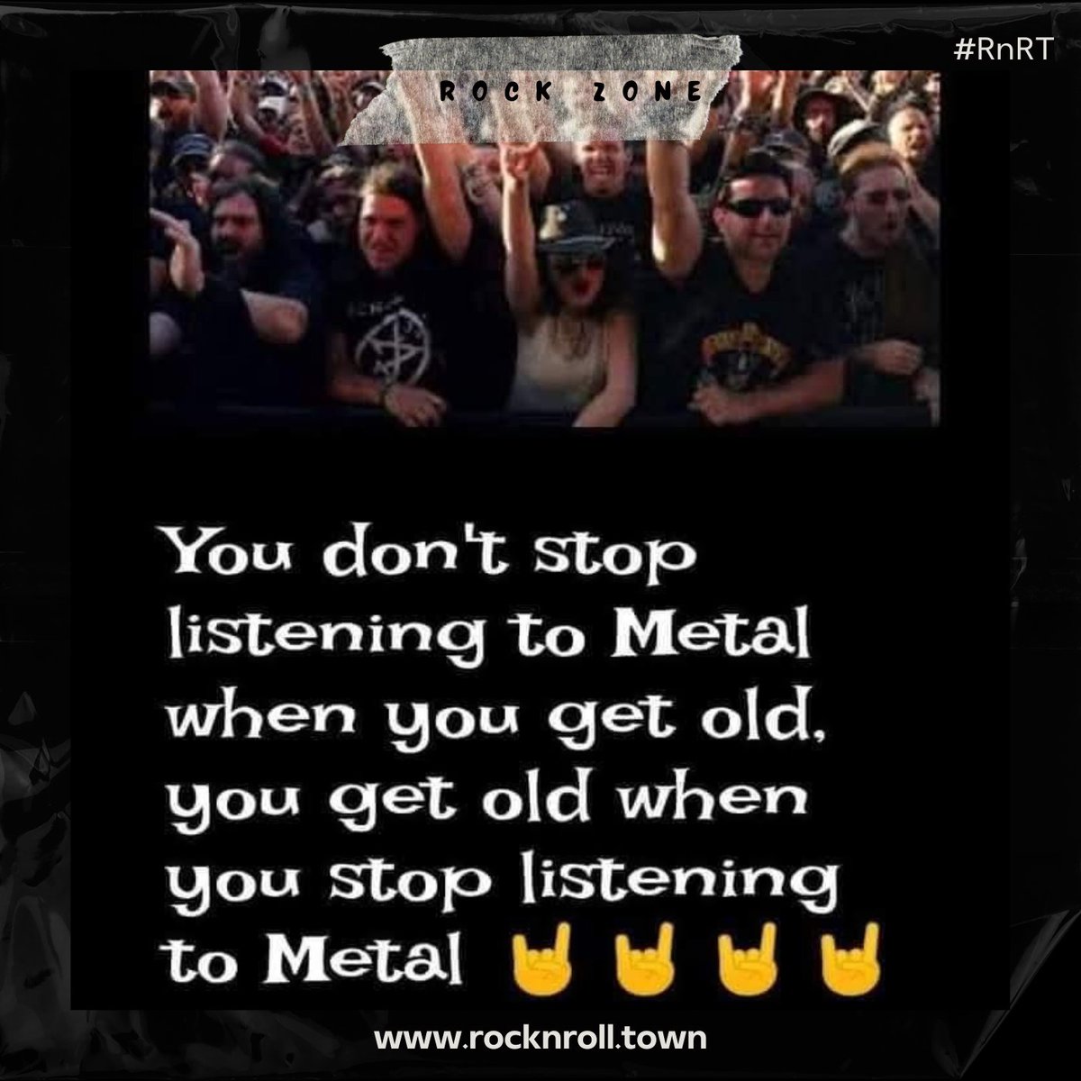 🤘🏻 #RockZone 🤘🏻

Don't Stop Listening To Metal

#RnRT #RockNRollTown #Towners #RockNRollQuotes #RockQuotes #MetalQuotes #MusicQuotes #Rock #Metal #RockNRollMusic #RockMusic #MetalMusic #Music #RockNews #MetalNews #RockSiteGreece #MetalSiteGreece #RockSite #MetalSite