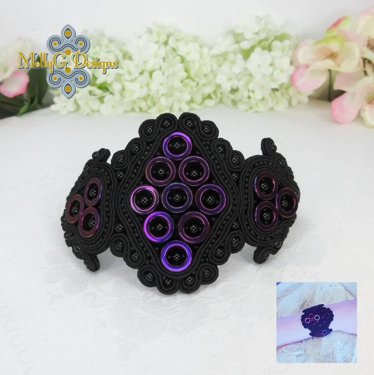 MollyG Designs (@mollygdesigns) on Twitter photo Statement Cuff
Black soutache cuff with gorgeous purple ring beads that shine different colours as the light catches them.
etsy.com/uk/listing/433…
 #EarlyBiz #jewellery #gothic #mhhsbd #ukgifthour Statement Cuff
Black soutache cuff with gorgeous purple ring beads that shine different colours as the light catches them.
etsy.com/uk/listing/433…
 #EarlyBiz #jewellery #gothic #mhhsbd #ukgifthour