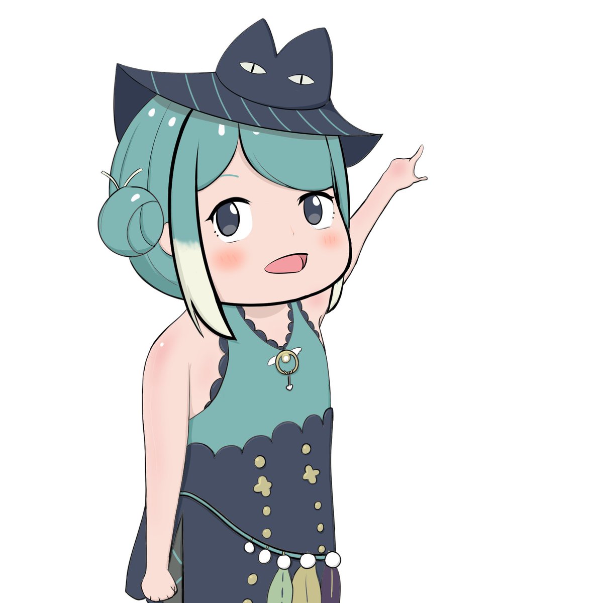 Tahu_vtuber's tweet image. 參考梗圖-我也要這個~ 繪製
真理果也要這個~

#真理繪
