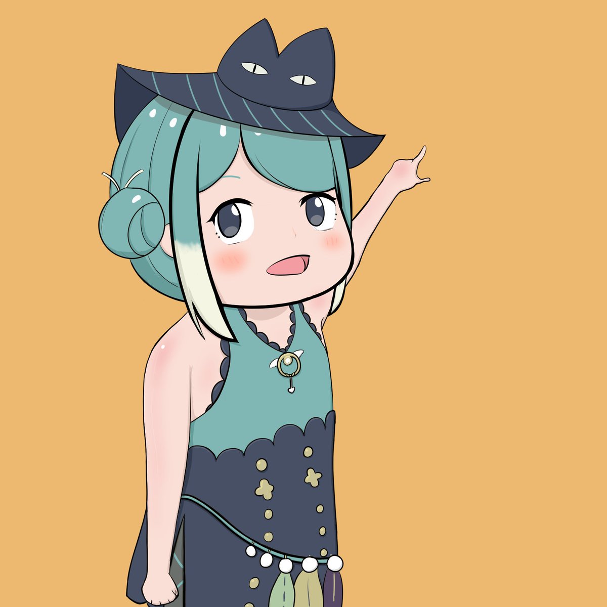 Tahu_vtuber's tweet image. 參考梗圖-我也要這個~ 繪製
真理果也要這個~

#真理繪