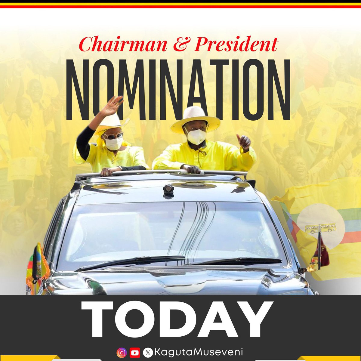 Today my president <a href="/KagutaMuseveni/">Yoweri K Museveni</a> is on it👌🏾