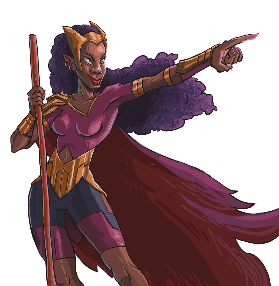 While the original plan was to feature six characters, we eventually settled on four. I leaned into a grungier, more textured style for this piece. I'm really proud of how it turned out, and will explore this visual direction further.