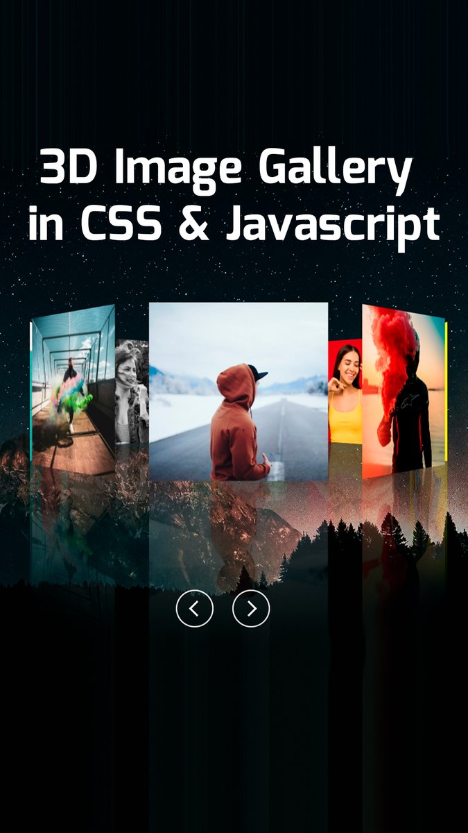 Leman7Marketing's tweet photo. 3D Image Gallery in CSS & Javascript #coding #codinglife #HTML #html5 #CSS #javascript #FrontEnd #vscode #fypγ· #webdev #programming #code #WebDesign #CSS3 #WebDev #HTMLCSSJS
https://t.co/GcOamOqLGl https://t.co/Y9ZfWWSyxb