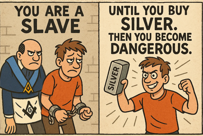 The single most defiant act you can do today to further the cause of Freedom is buying physical silver that you take off the market.