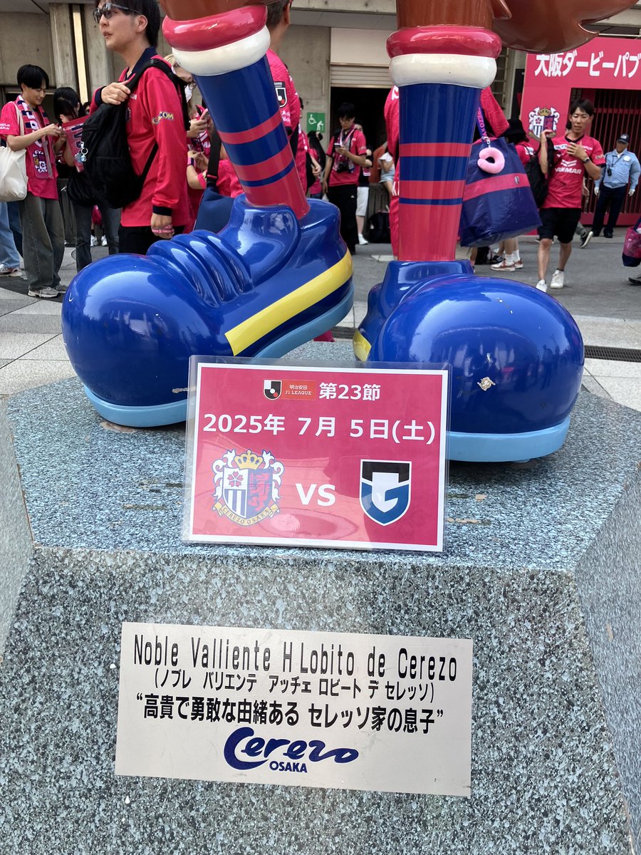 大阪ダービー⚽️の観戦にきました。
セレッソ大阪vsガンバ大阪、いつも以上に白熱する試合。
スタジアムはすでに両サポーターの熱気で満ちています。

#大阪ダービー