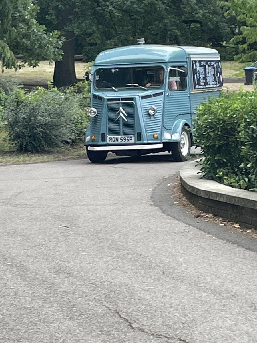 Why do so many outside catering vehicles look like they are operated by the French resistance?