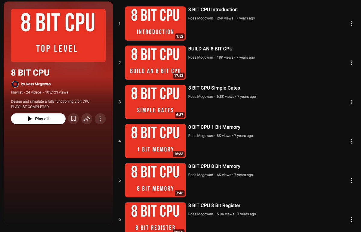 Design and Simulate a fully functioning 8 bit CPU.
