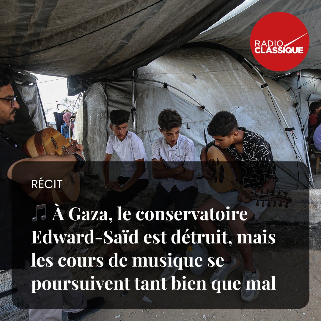 À Gaza, entre les bombes et la faim, il y a un exutoire : la musique ▶️ trib.al/FfbOnJU
