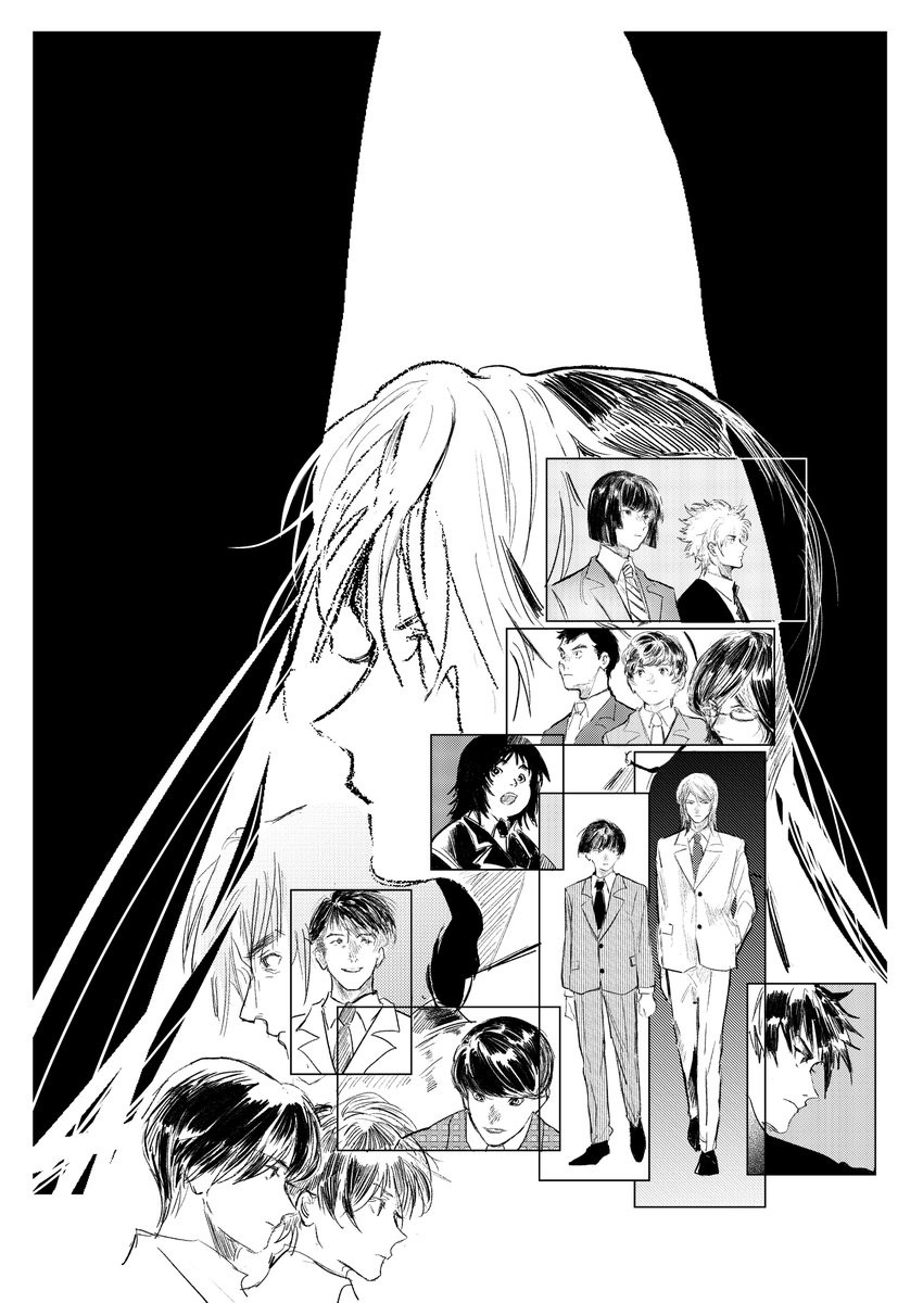 hage_8634's tweet image. 「遠い過去と遠い未来をつなげるために」
遅刻ですが、ヒカ碁展おめでとうございます！