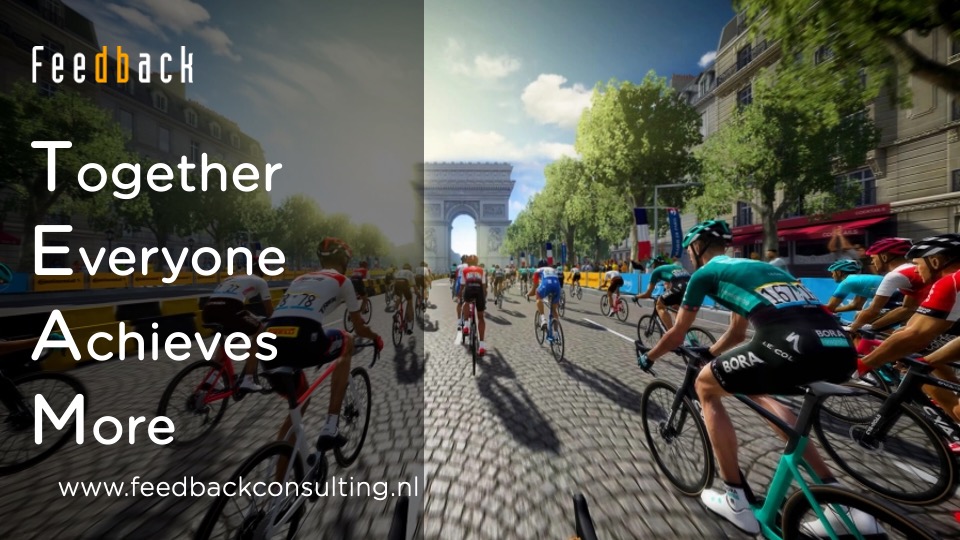 FeedbackTweet's tweet photo. TEAM
Topwielrenner en filosoof Guillaume Martin schrijft er prachtig over in zijn boekje HET PELOTON EN IK. 

#team #samenwerking #teambuilding #winnen #wielrennen #tourdefrance #fluentteams https://t.co/w1U1EP4vlA