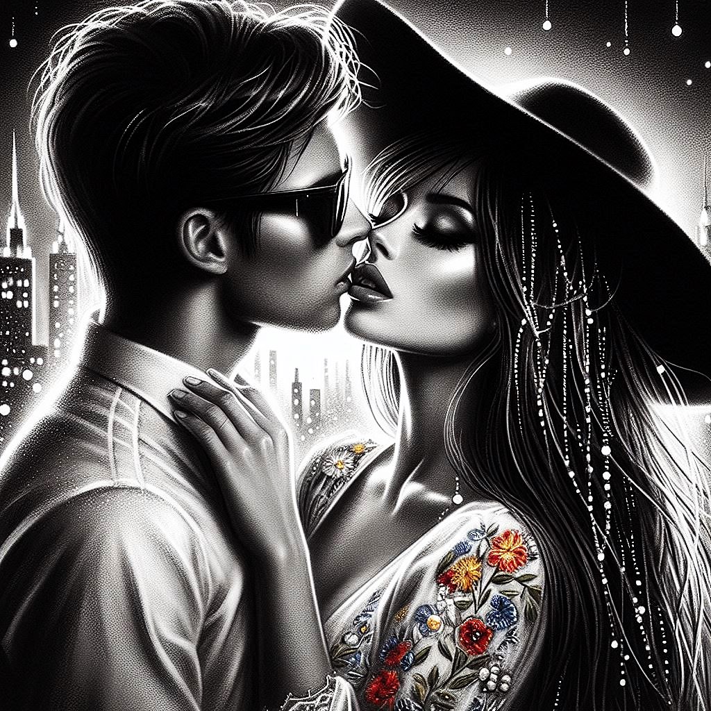 DigitalArtKyiv's tweet photo. Night. She leans on his shoulder. The city dissolves in their breath. Sometimes love is just being there. #NightLoveArt #CityRomance #EmotionalArt #aiartwork #aiart https://t.co/aqz43tcqUj