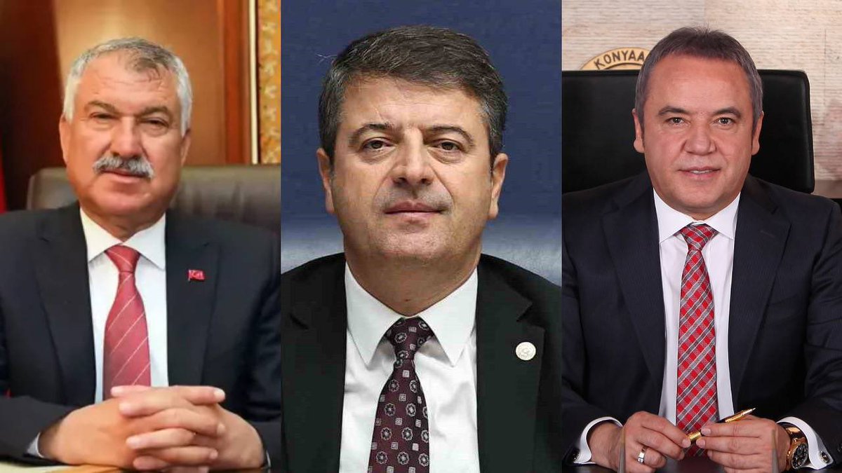 🔴 Gözaltına alınan Adana Büyükşehir Belediye Başkanı Zeydan Karalar, Adıyaman Belediye Başkanı Abdurrahman Tutdere, Antalya Büyükşehir Belediye Başkanı Muhittin Böcek, Seyhan Belediyesi Temizlik İşleri Müdürü Özcan Zenger ve Adıyaman Belediye Başkan Yardımcısı Ceyhan Kayhan