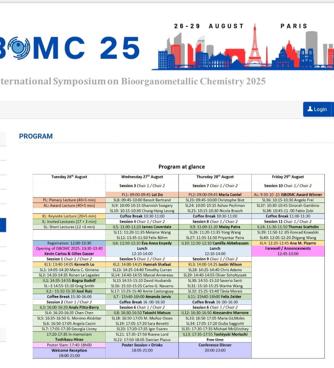 Priyankar Paira (@priyankarp11386) on Twitter photo ISBOMC program list released.
My next talk in <a href="/ChimieParisTech/">Chimie ParisTech | PSL</a> at <a href="/ISBOMC_2025/">ISBOMC 2025</a> .
Hope we will enjoy the lecture series. <a href="/GasserGroup/">Gasser Group</a> ISBOMC program list released.
My next talk in <a href="/ChimieParisTech/">Chimie ParisTech | PSL</a> at <a href="/ISBOMC_2025/">ISBOMC 2025</a> .
Hope we will enjoy the lecture series. <a href="/GasserGroup/">Gasser Group</a>