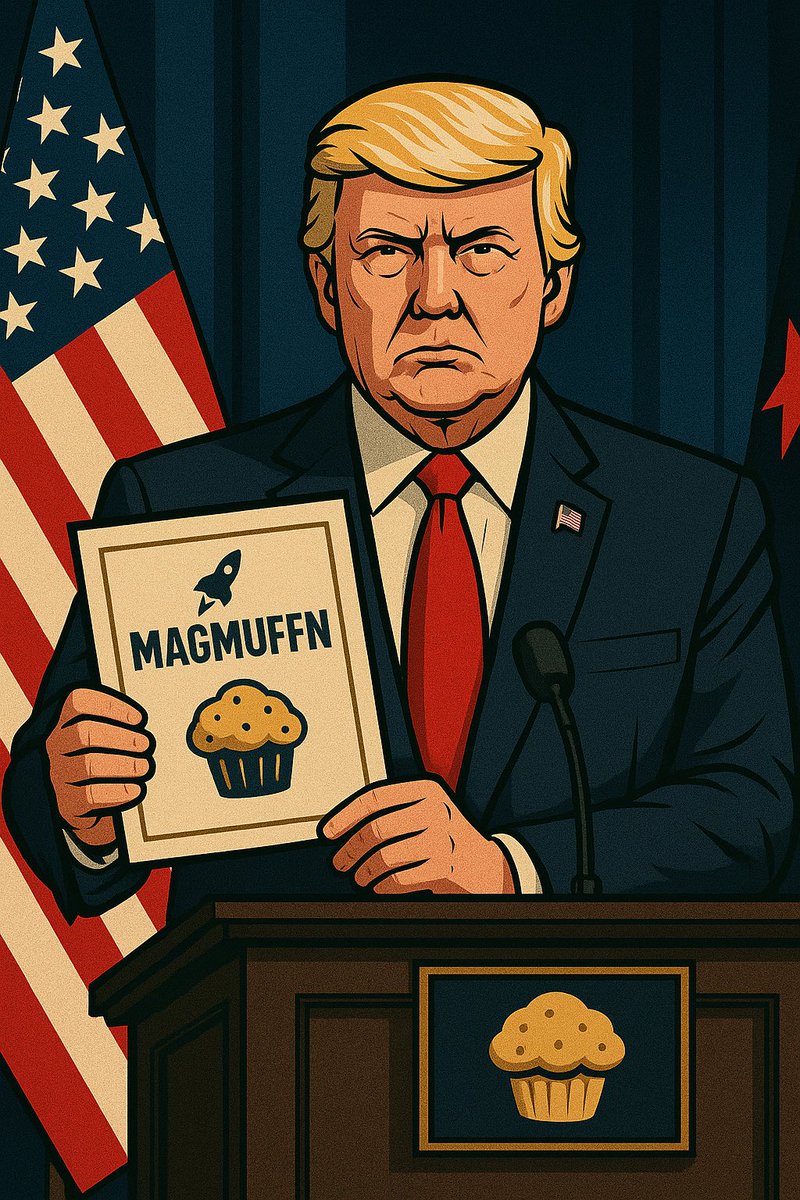BREAKING:
Leadership has spoken.
$MAGMUFFN isn’t just a memecoin — it’s a movement.
Locked. Loaded. Muffin-powered.
America’s most delicious moon mission begins now. 🧁🚀

👇
t.me/magmuffncoin

#MAGMUFFN #CryptoNews #Solana #MemeCoin #Next100x #PresidentialPump