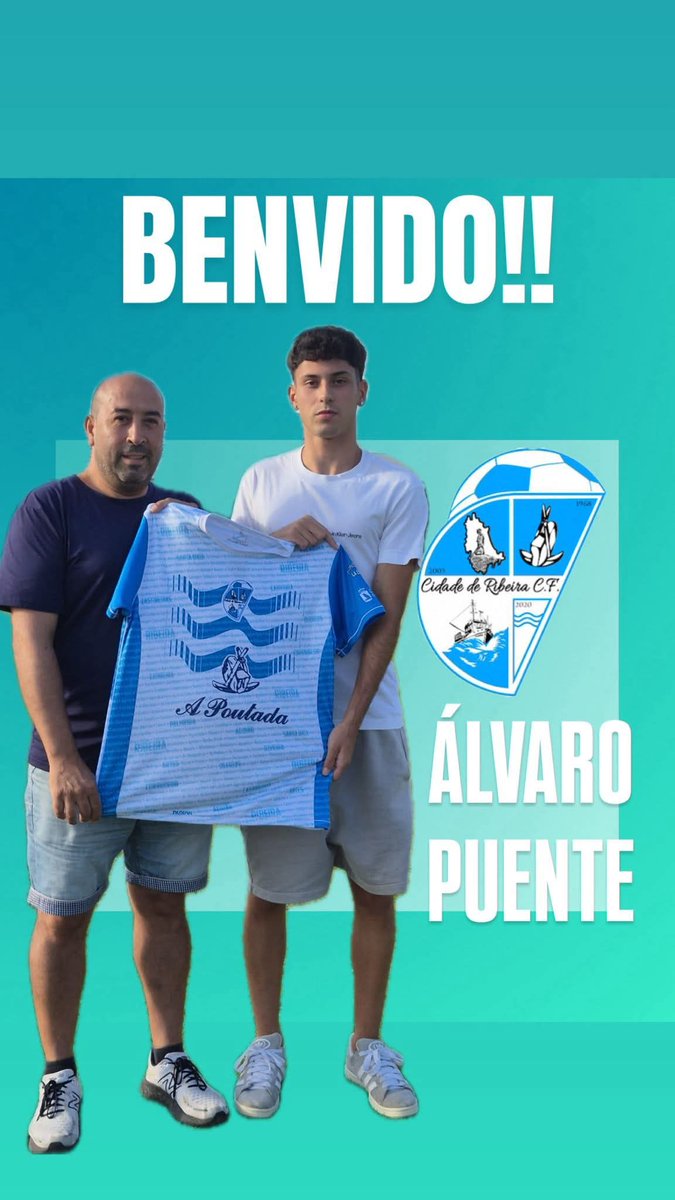 Si onte confirmábamos a continuidade do xogador máis veterano da plantilla, hoxe o turno é para o máis novo.
Álvaro Puente mostrou fidelidade ó clube rexeitando unha chea de ofertas.
Potencia e velocidade garantizadas para o noso flanco esquerdo. Moitas gracias Álvaro!