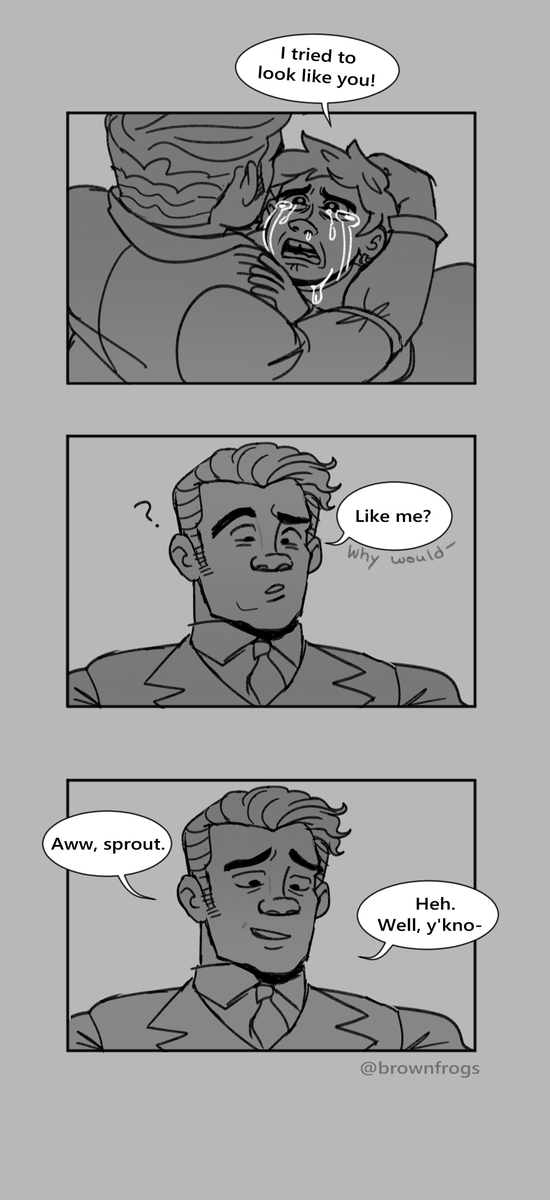 brownfrogs's tweet photo. [#jaycetalis, trans headcanons] haircut https://t.co/2eqMv4hIGS