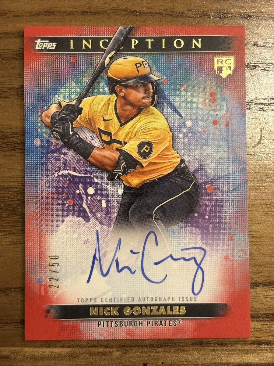 take_blue_bird's tweet image. topps INCEPTION 2024 開封。

最近４番打ってるし今後に期待🔥

#topps開封
#toppsinception
#toppsmlb