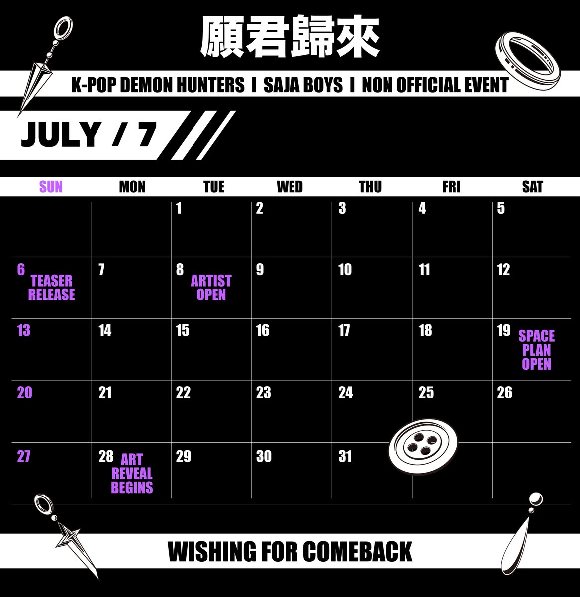 saja_comeback's tweet image. ㅣ願君歸來ㅣ원군귀래
𝟮𝟬𝟮𝟱 𝗦𝗔𝗝𝗔𝗕𝗢𝗬𝗦ㅣ𝗡𝗢𝗡 𝗢𝗙𝗙𝗜𝗖𝗜𝗔𝗟 𝗘𝗩𝗘𝗡𝗧
in seoul
𝘚𝘤𝘩𝘦𝘥𝘶𝘭𝘦 𝘙𝘦𝘭𝘦𝘢𝘴𝘦...
#wishing_for_comeback