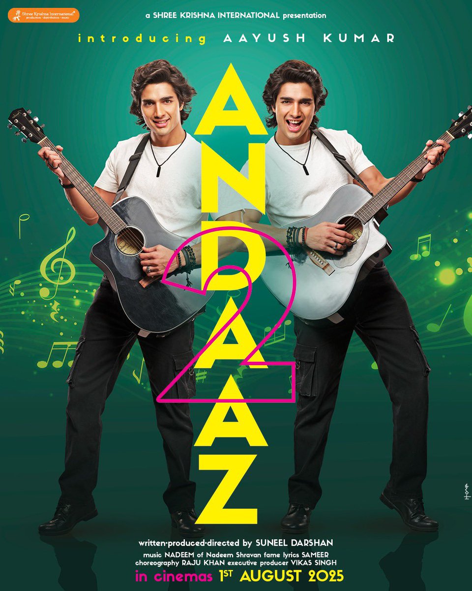Tutejajoginder's tweet photo. #Andaaz2 set to release on 1st August. The film stars #AayushKumar #Akaisha and #NatashaFernandez.

Here are the brand new posters of the #SuneelDarshan musical. https://t.co/7bBkFRXhEe