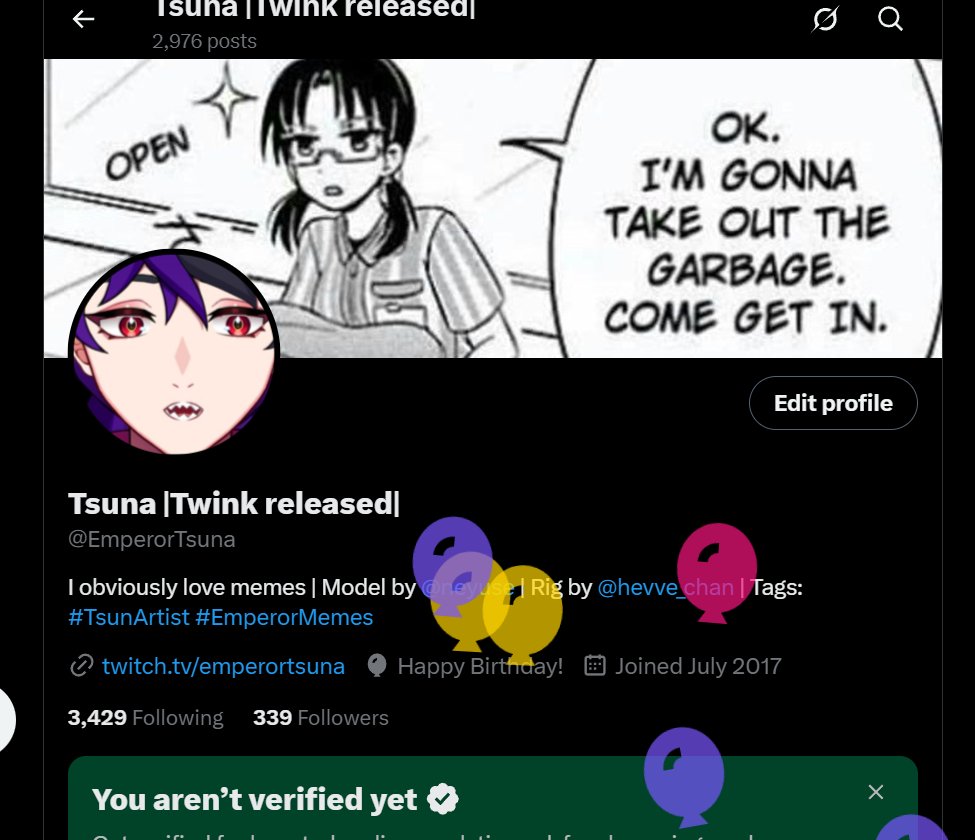 EmperorTsuna's tweet photo. Birthmas time yar https://t.co/4mtFtscRYP