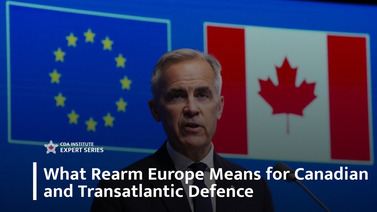 CDA Institute (@cdainstitute) on Twitter photo What does the #Canada-#EU Security and Defence Partnership and #RearmEurope mean for 🇨🇦 defence, 🇪🇺defence industrial base, and the future of #transatlantic security? <a href="/gilmour_wendy/">Wendy Gilmour</a> <a href="/InstitutIRIS/">IRIS</a> <a href="/_RafaelLoss/">Rafael Loss (inactive)</a> <a href="/EgmontInstitute/">Egmont Institute</a> <a href="/ecfr/">ECFR</a> <a href="/jpmaulny/">Jean-Pierre Maulny</a> <a href="/althusmann/">Bernd Althusmann</a> bit.ly/3GrKNWN What does the #Canada-#EU Security and Defence Partnership and #RearmEurope mean for 🇨🇦 defence, 🇪🇺defence industrial base, and the future of #transatlantic security? <a href="/gilmour_wendy/">Wendy Gilmour</a> <a href="/InstitutIRIS/">IRIS</a> <a href="/_RafaelLoss/">Rafael Loss (inactive)</a> <a href="/EgmontInstitute/">Egmont Institute</a> <a href="/ecfr/">ECFR</a> <a href="/jpmaulny/">Jean-Pierre Maulny</a> <a href="/althusmann/">Bernd Althusmann</a> bit.ly/3GrKNWN