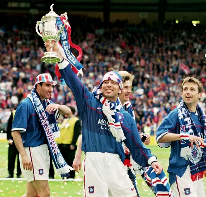 WATP72RFC's tweet photo. πHappy 54th Birthday Derek McInnes. Walter signed him in 1995 from Morton for Β£300k. He said, βIβm playing for the team of my dreams. Iβve always been #Rangers mindedβ. The squad player qualified for League & Scottish Cup medals during his trophy laden 5 year spell at Ibrox. https://t.co/ypbxzHcnKA