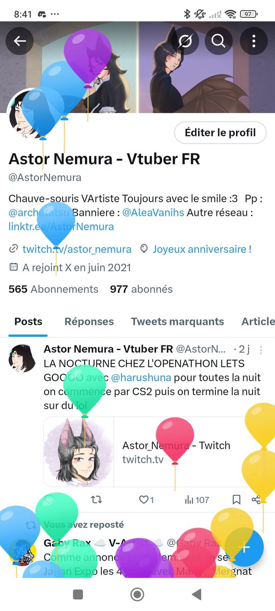 Astor Nemura - Vtuber FR tweet media