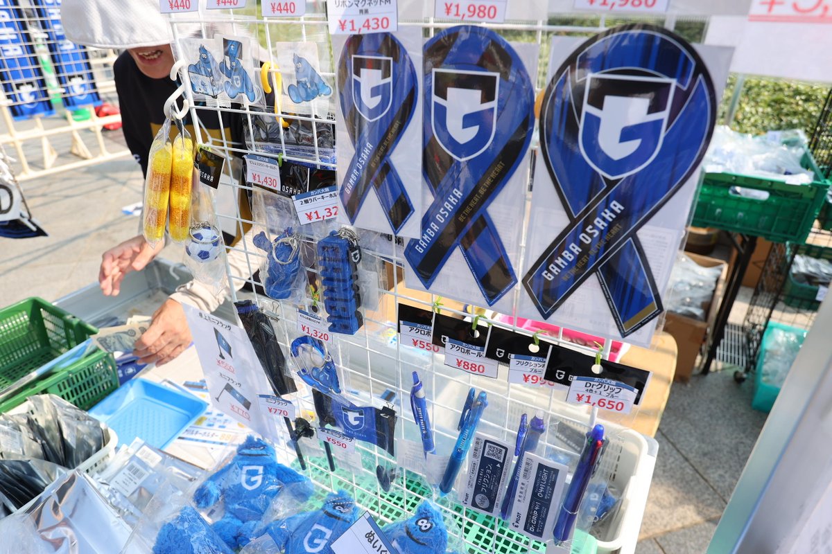 グッズショップ出張中🔵⚫️ 【販売時間】15:00～19:00 【販売場所