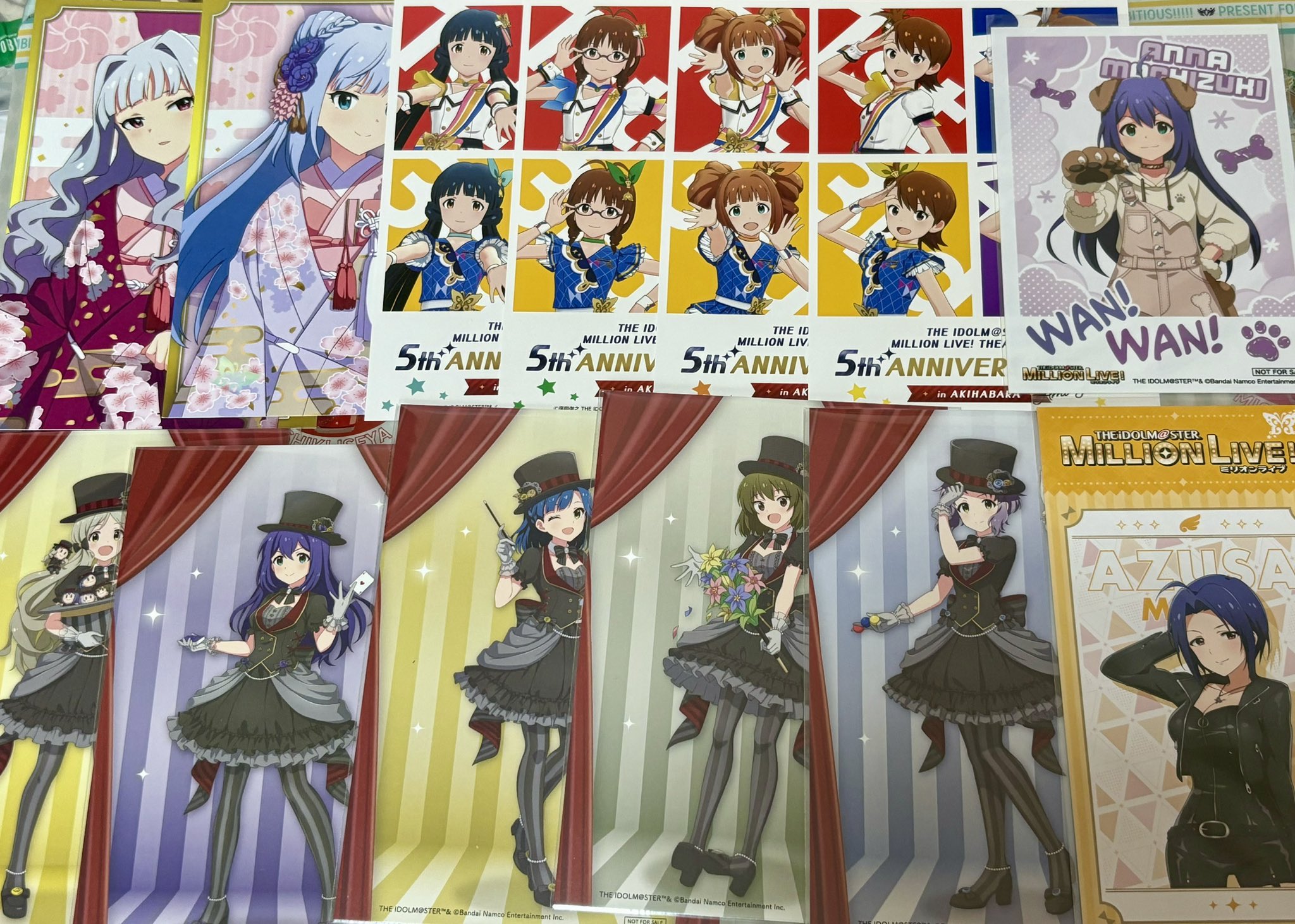 アイマス  ミリマス　ミリシタ　6th  特典　限定　ステッカー　カード　紬 キャラカード 白石紬(レア) 「アイドルマスター ミリオンライブ