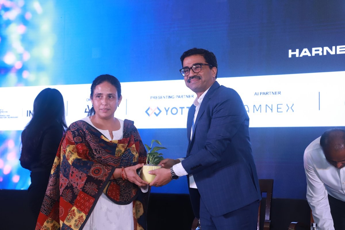 At #AIforViksitBharat@2047Summit in New Delhi, we were honoured to have Sunil Gupta, Co-founder, MD &amp; CEO of Yotta Data Services, deliver an inspiring address at the inaugural ceremony of the Summit on 3 July, 2025.