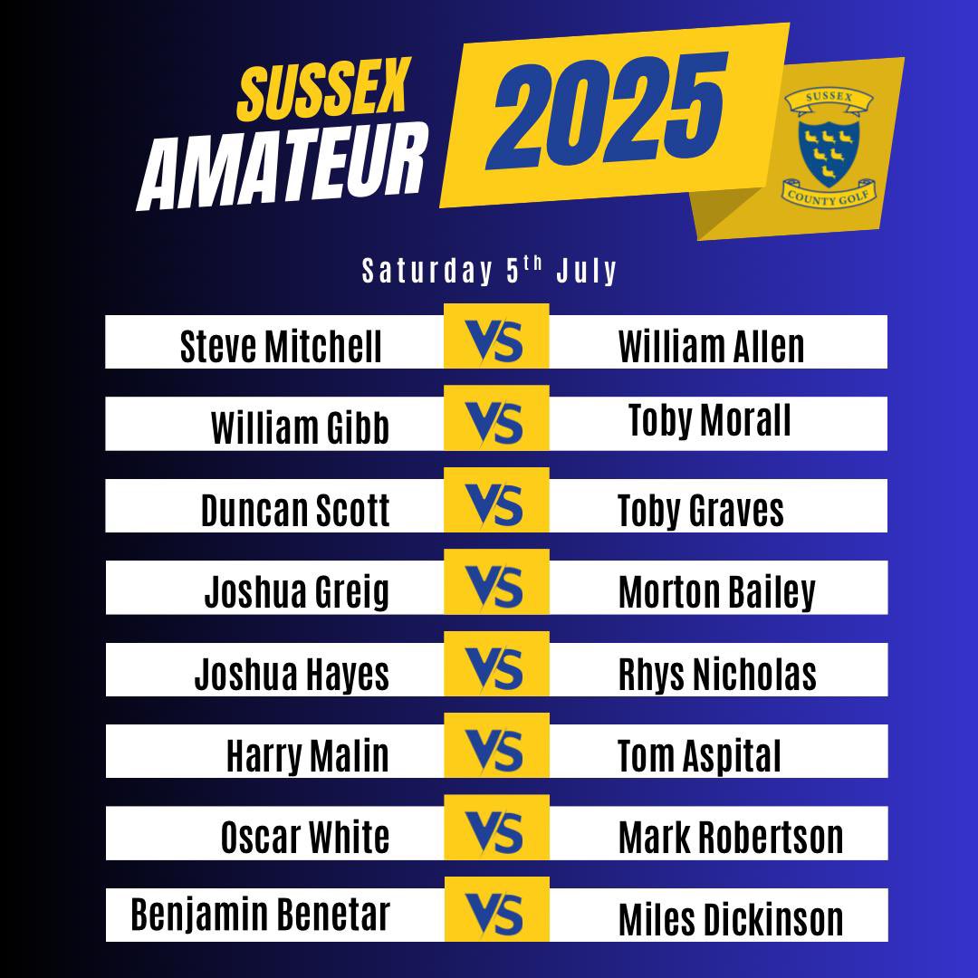 Sussex County Golf (@sussexc_golf) on Twitter photo We are down to the last 16 at the Sussex Amateur Championship at <a href="/CowdrayGolf/">Cowdray Golf</a>
Click here for live scoring;
golfgenius.com/pages/11747138… We are down to the last 16 at the Sussex Amateur Championship at <a href="/CowdrayGolf/">Cowdray Golf</a>
Click here for live scoring;
golfgenius.com/pages/11747138…