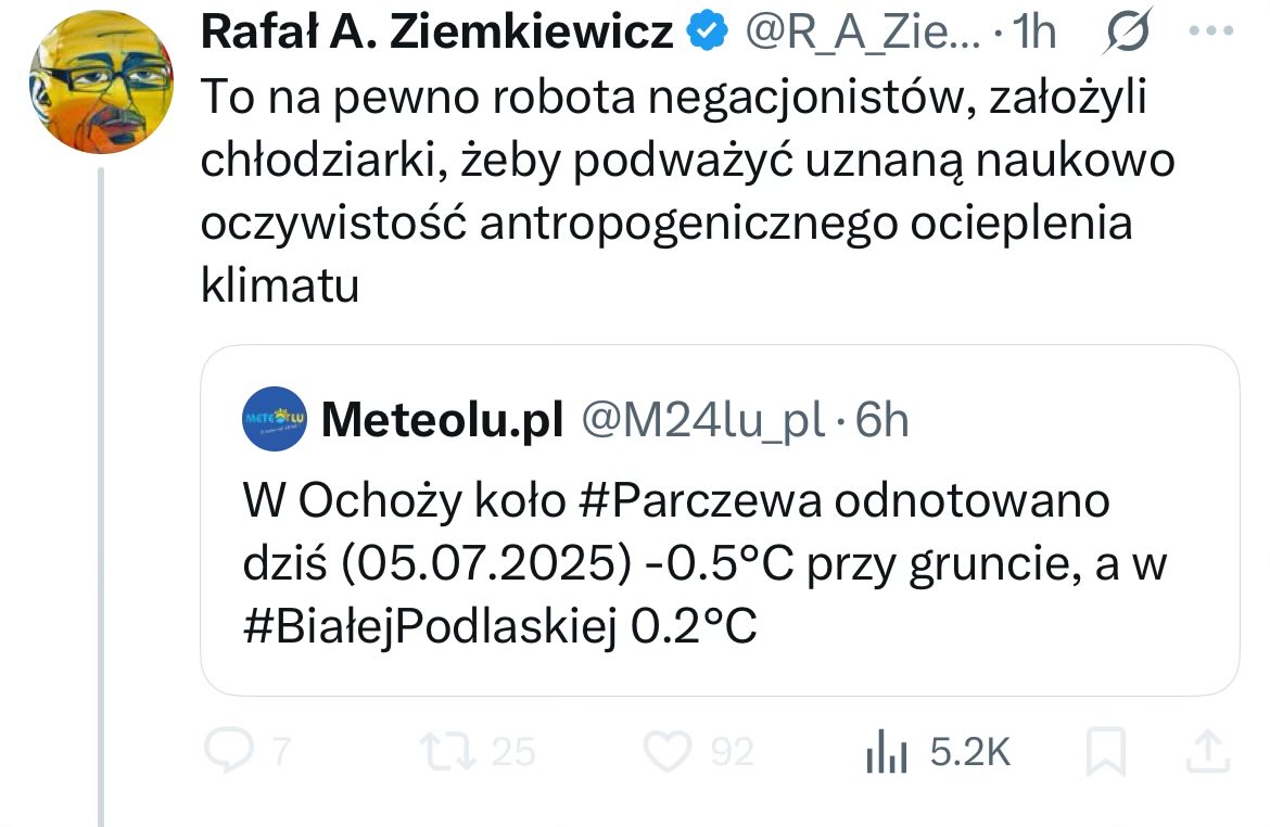 Neuropa_'s tweet image. Jak to jest możliwe, że tego półgłówka o poziomie argumentacji podpitego wujaszka z wesela ktokolwiek traktuje poważnie?
Dopóki ktokolwiek stawia tego typu idiotów w pozycji autorytetu, nie będzie dobrze.