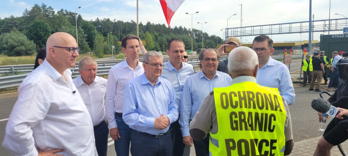 Będziemy pilnować bezpieczeństwa Polaków, bezpieczeństwa mieszkańców Pomorza Zachodniego! #Lubieszyn #granica #bezpieczeństwo