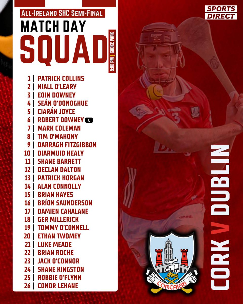 Our match day squad.