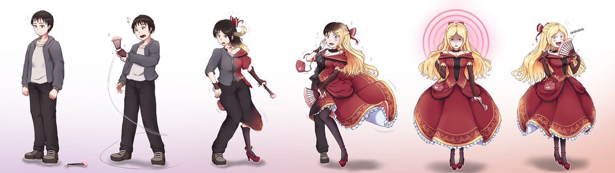 Ojousama TS sequence
Extension of the mid TF pin-up that I did before

Commissioned by <a href="/Jindujun93/">Erin 🏳️‍⚧️</a> once again