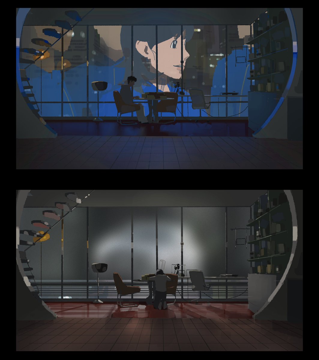 Color script for the Lost in Starlight_이 별에 필요한  courtesy of Netflix