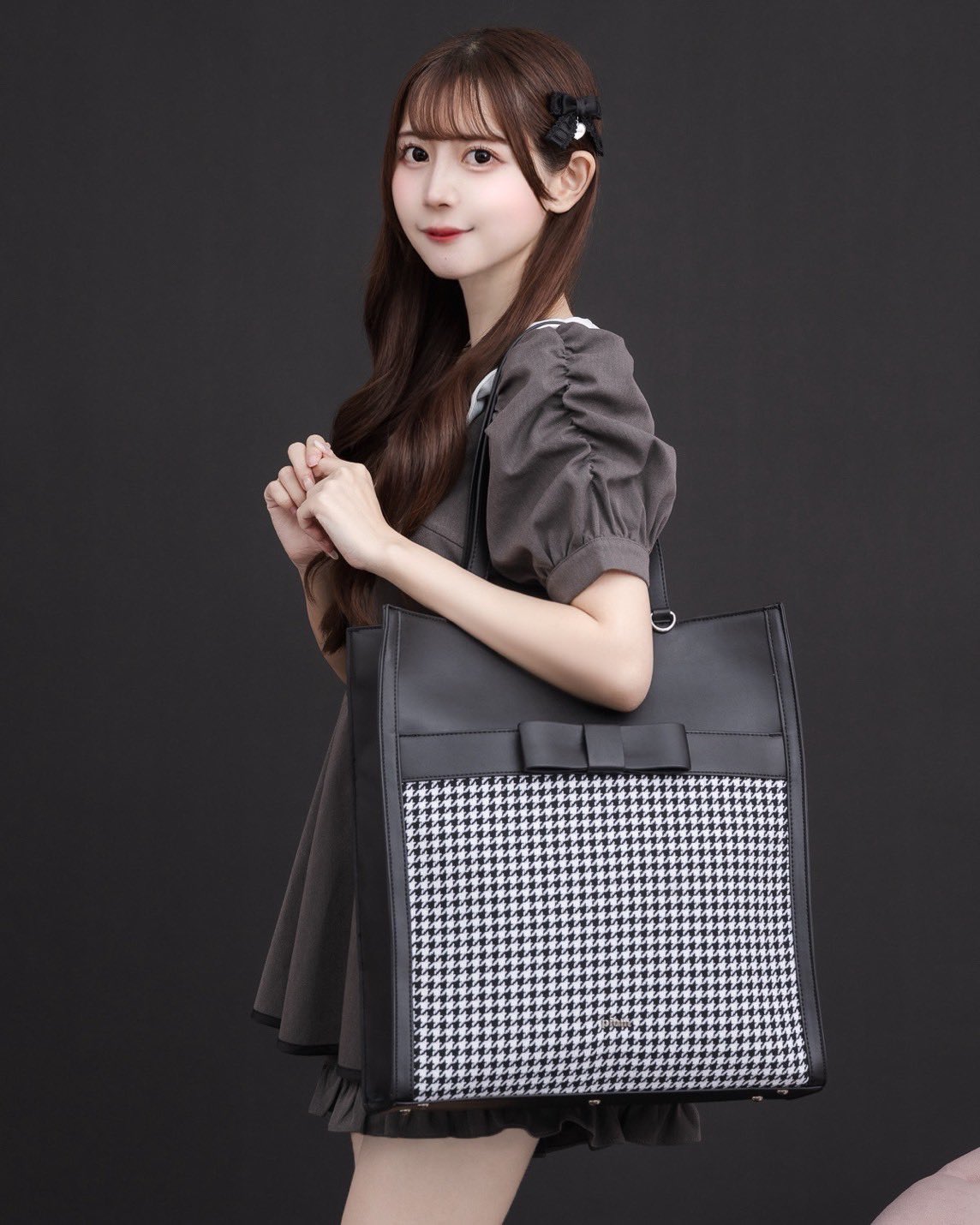 pium トートバック リボントート pium ピウム フリルリボンミニ