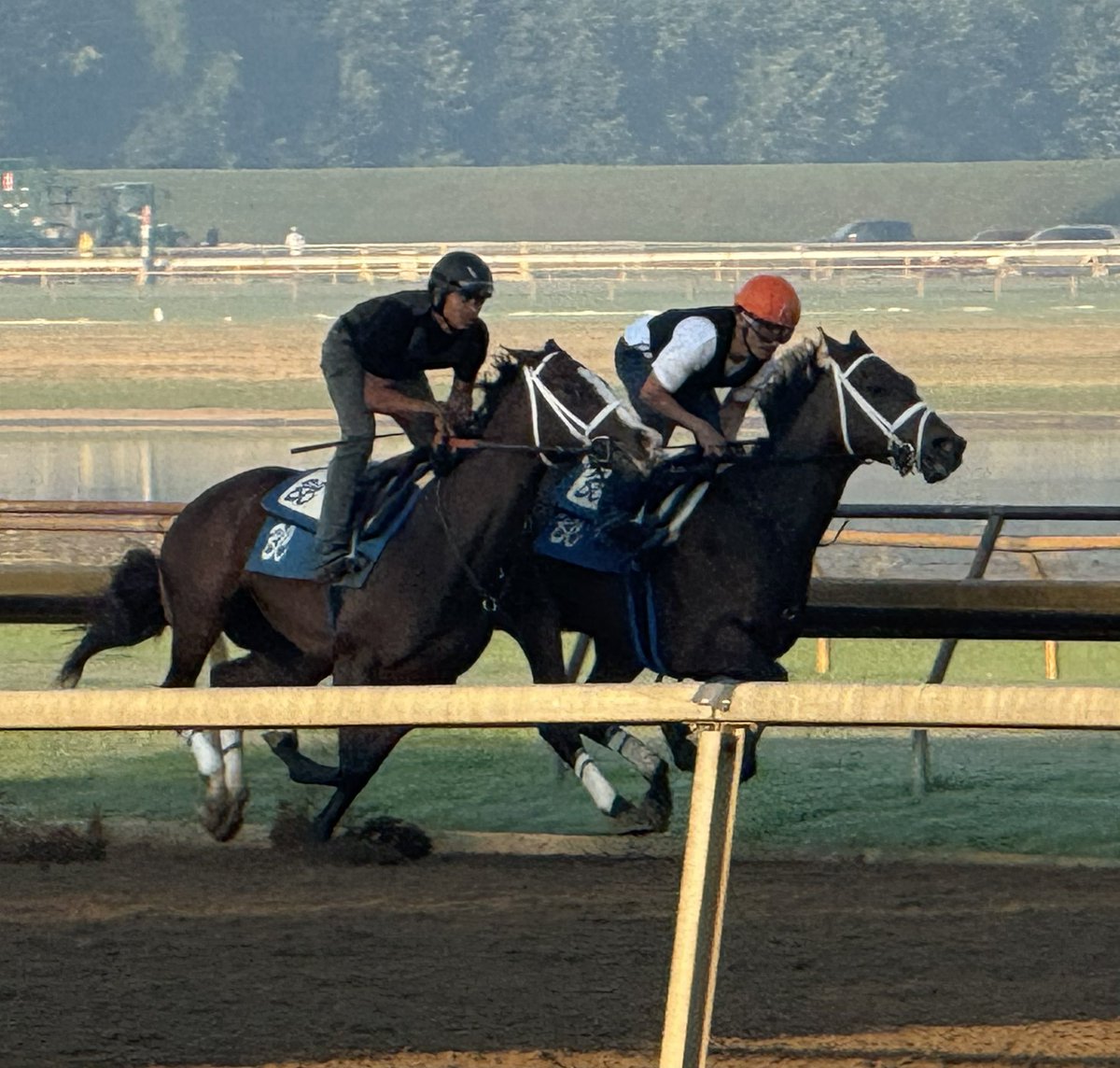 Back at it bright and early <a href="/EllisParkRacing/">Ellis Park Racing & Gaming</a>