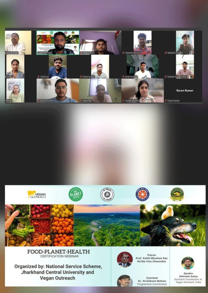 lagatarIN's tweet image. सीयूजे-एनएसएस ने कराया फूड, प्लैनेट और हेल्थ वेबिनार lagatar.in/cuj-nss-organi… #cuj #organised #healthwebinar