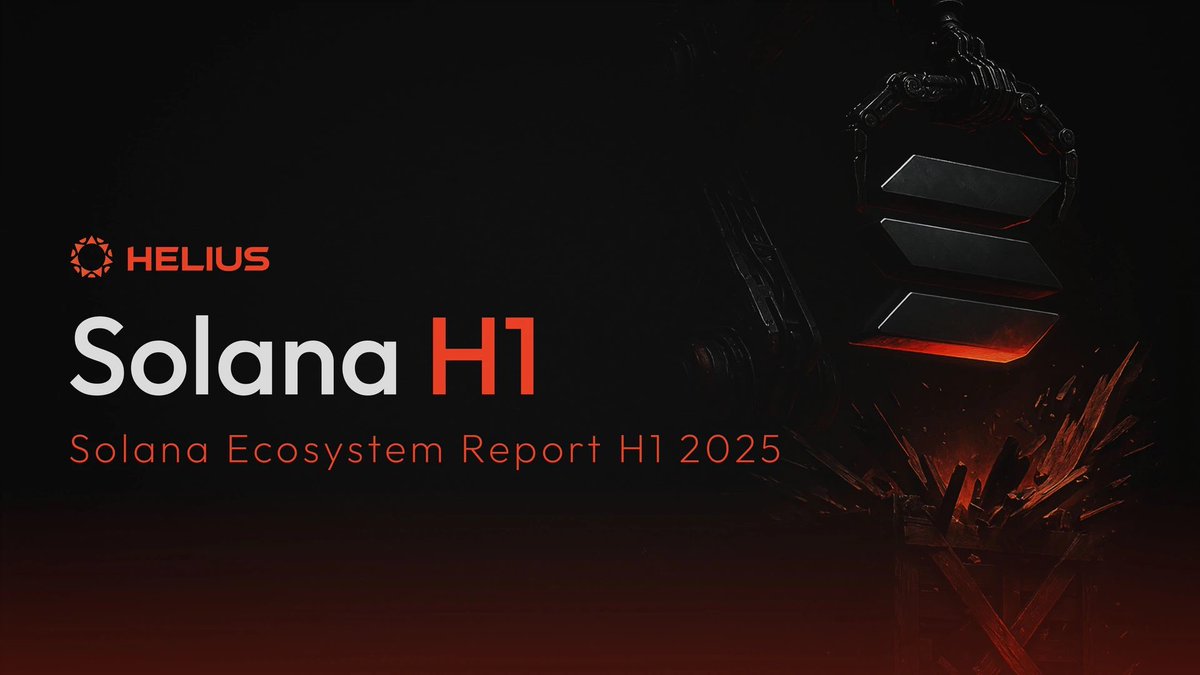Most of you won’t read the latest mega report on Solana by Helius, but it’s packed with ABSURD levels of alpha.

Lucky for you, I broke it all down.

Here are 75 reasons why Solana is leading the next era of crypto adoption 👇🧵