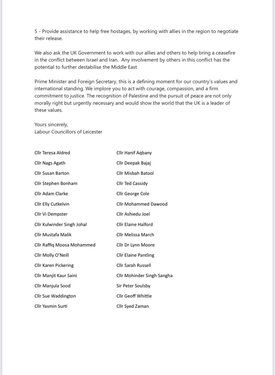 Letter to the <a href="/10DowningStreet/">UK Prime Minister</a> and <a href="/FCDOGovUK/">Foreign, Commonwealth & Development Office</a>