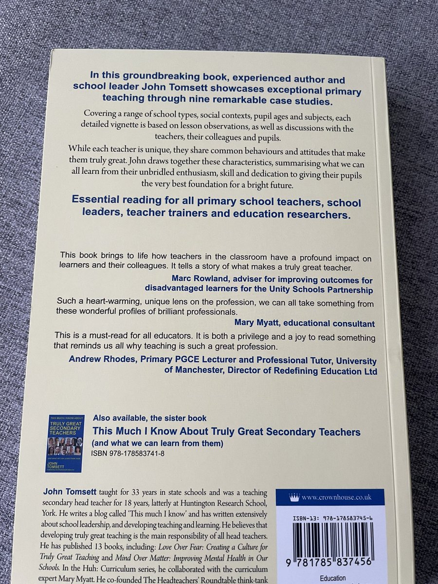 Redefining Education (@redefinitionltd) on Twitter photo Welldone <a href="/johntomsett/">John Tomsett</a> <a href="/CrownHousePub/">Crown House Publishing</a> on your two new books! I enjoyed our conversations about these books as you put them together. You have created something really special that has the power to remind us all what teaching is all about and how relationships are so important! Welldone <a href="/johntomsett/">John Tomsett</a> <a href="/CrownHousePub/">Crown House Publishing</a> on your two new books! I enjoyed our conversations about these books as you put them together. You have created something really special that has the power to remind us all what teaching is all about and how relationships are so important!