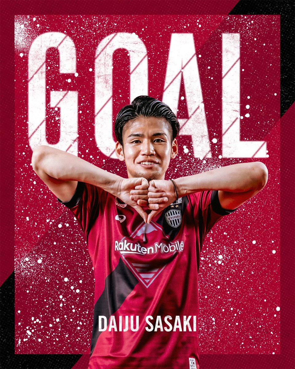 [76'] <a href="/daijusasaki/">佐々木 大樹/Daiju Sasaki</a> !!!

VISSEL KOBE 3-0 SHONAN BELLMARE

試合中継は <a href="/DAZN_JPN/">DAZN Japan</a> 📽️
登録は⏩x.gd/aQN6Y

#visselkobe #ヴィッセル神戸 #神戸湘南