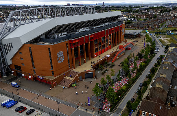 LFCphoto's tweet image. Anfield today. For Jota.