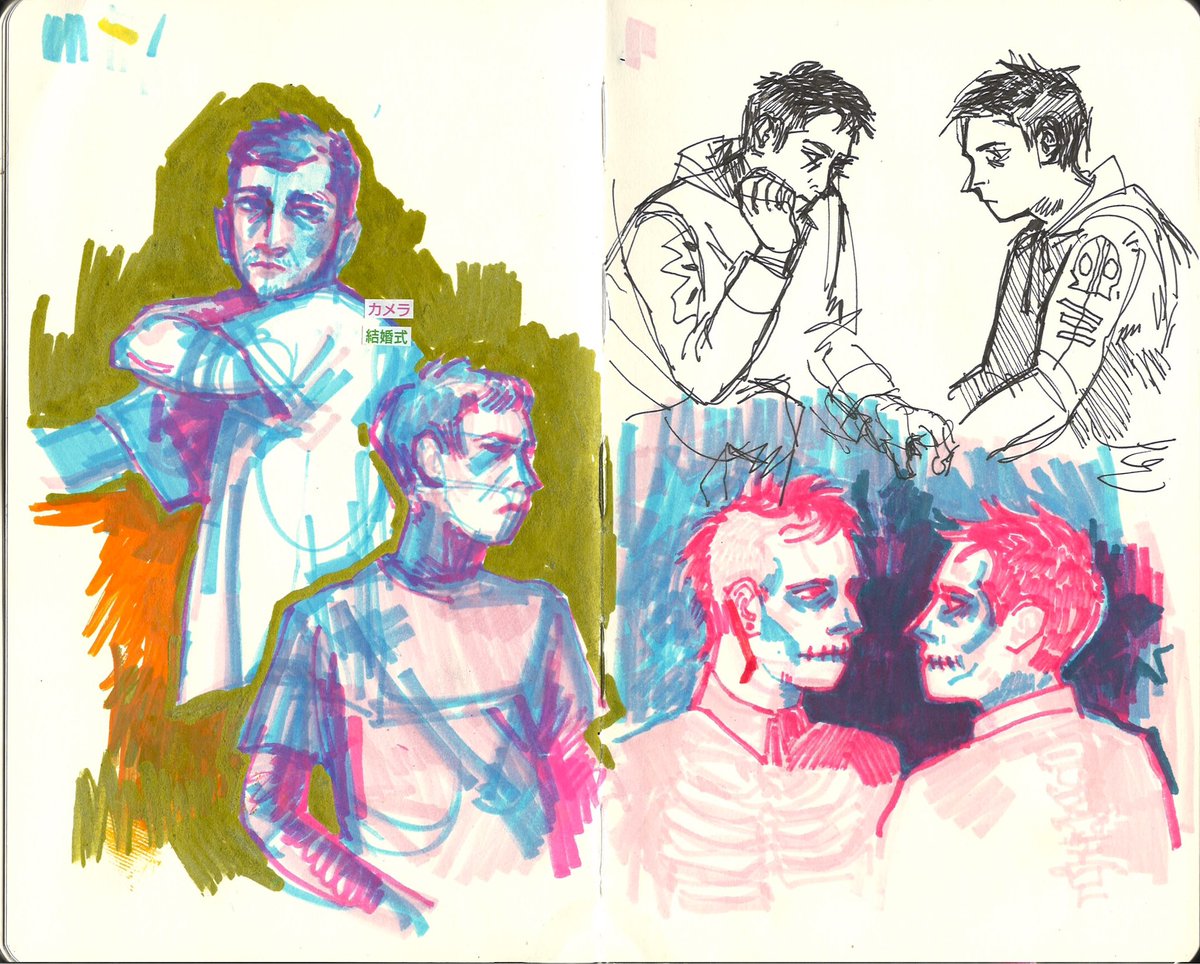 sketchbook scans (1/2)