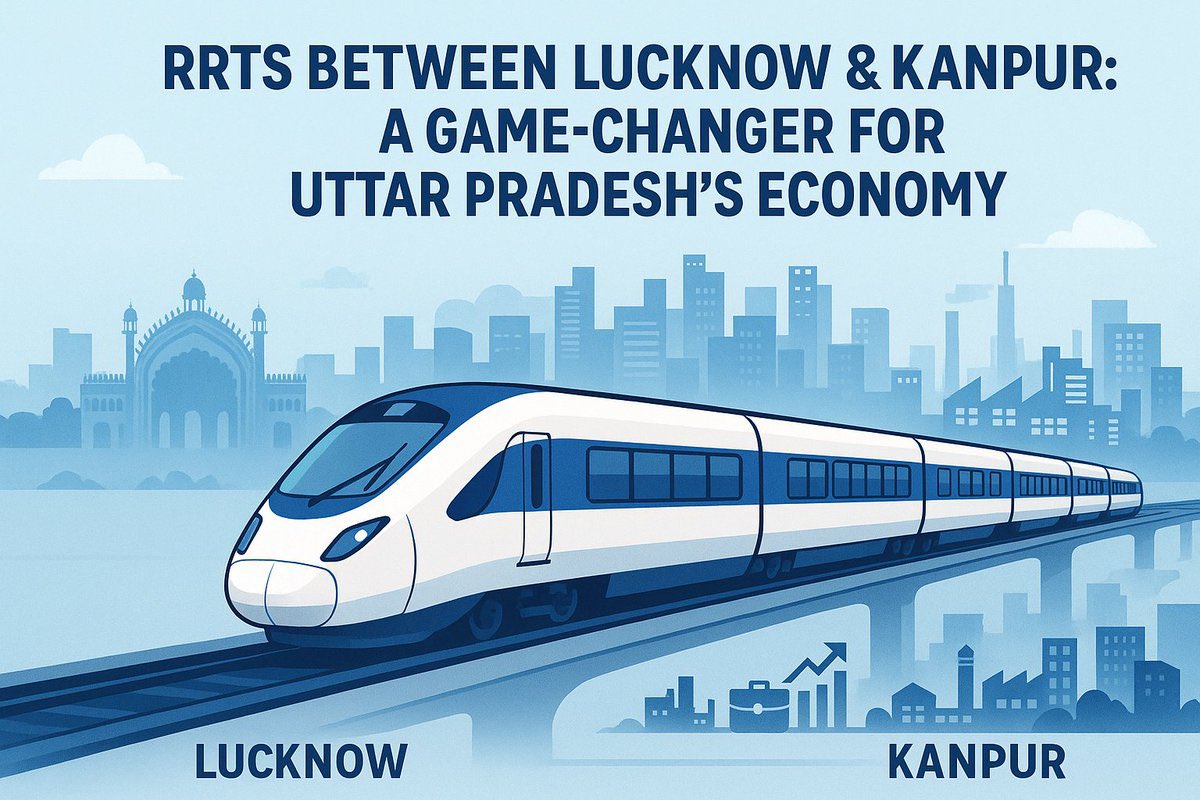ThakurAryanSin8's tweet image. 🚄 लखनऊ-कानपुर RRTS
अब सिर्फ दूरी नहीं, विकास भी कम होगा!
यह प्रोजेक्ट यूपी की अर्थव्यवस्था के लिए Game-Changer साबित होगा।
🌆 रोज़गार, व्यापार और निवेश को मिलेगा नया आयाम
🙏 धन्यवाद @UPGovt @narendramodi
#Kanpur  #RRTS #UPDevelopment #ModiForViksitBharat 
#KanpurProsperityForum