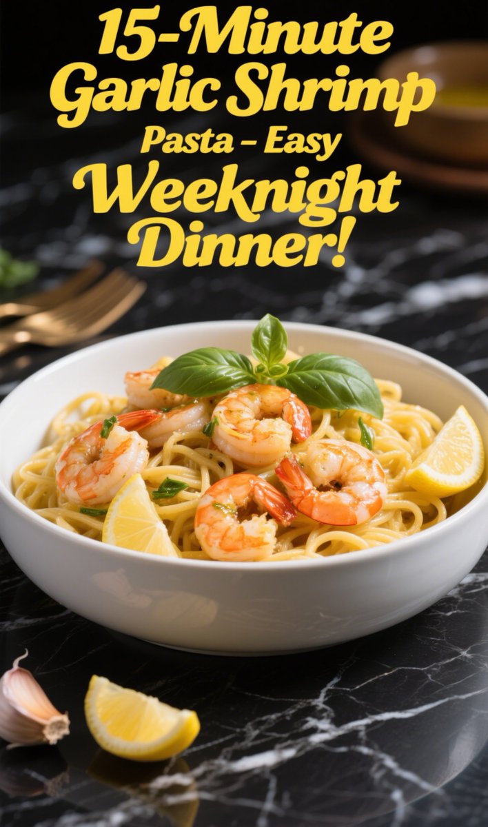YourRecipess's tweet photo. 🍤 15-Minute Garlic Butter Shrimp Pasta – Weeknight Savior

Garlicky, buttery, and ready in a flash! This shrimp pasta is a restaurant-worthy meal made at home. 🍝 Perfect for busy nights when you want flavor FAST. #QuickDinners #SeafoodLovers #EasyMeals https://t.co/AGpfEcivVz